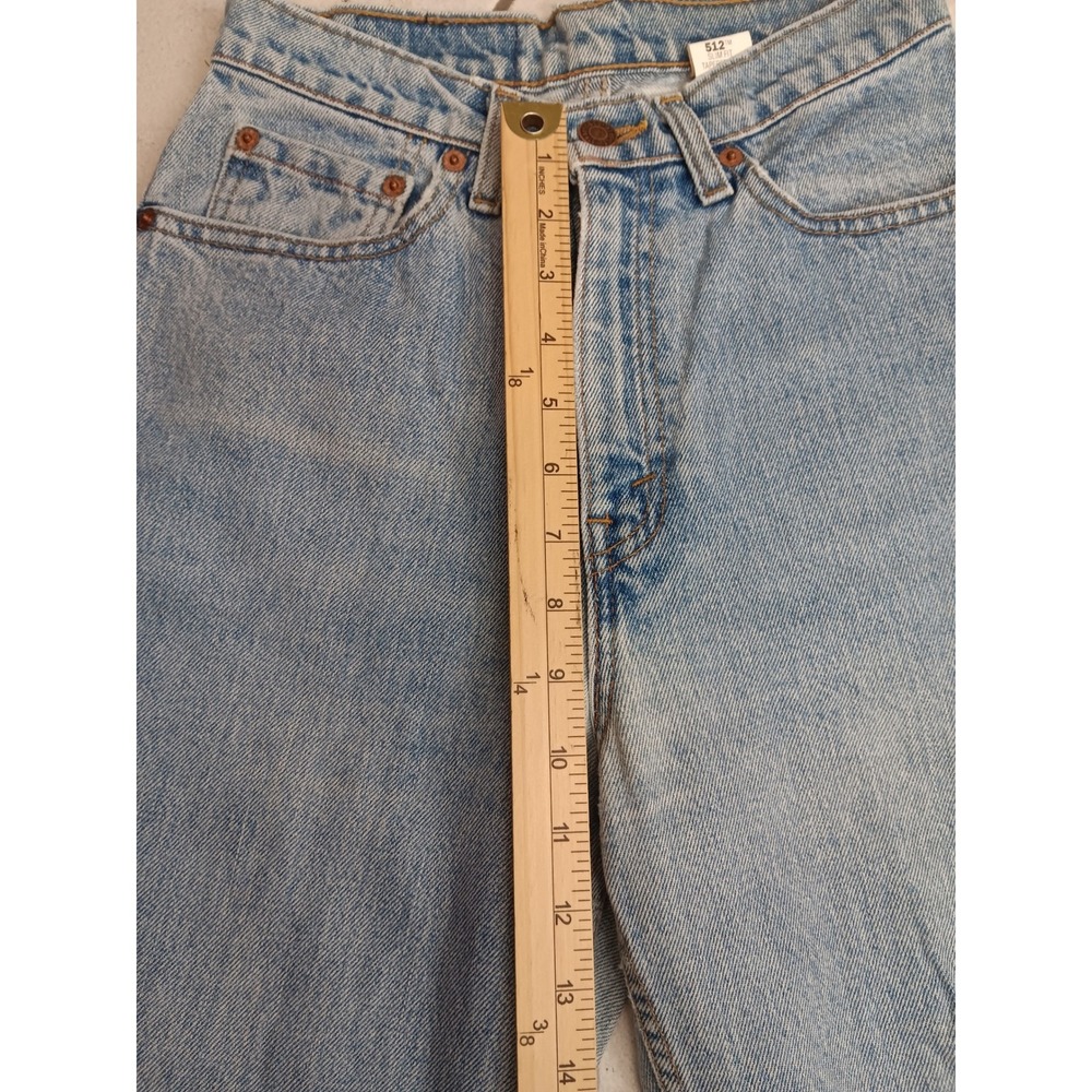 Levi's 512 Slim Fit Tapered Leg Women's Jeans Light Wash Size 7 Medium - Picture 4 of 10